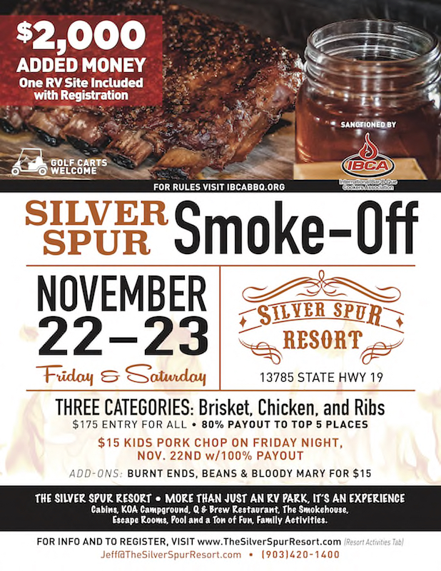 BBQ smoke-off competition at Silver Spur Resort